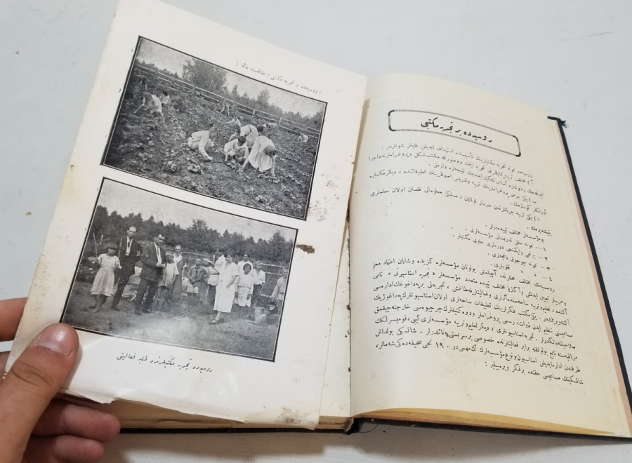 1927 TARİHLİ ÇOK NADİR TERBİYE İSİMLİ DERGİNİN 1 YILLIK KİTAP HALİNE GETİRİLMİŞ NÜSHASI