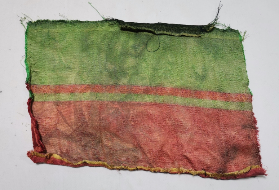 OSMANLI DÖNEMİ ÇOK NADİR İPEK KABE İÇ ÖRTÜSÜ BEZİ