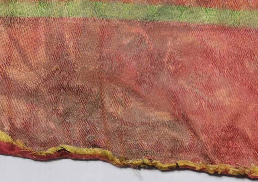 OSMANLI DÖNEMİ ÇOK NADİR İPEK KABE İÇ ÖRTÜSÜ BEZİ