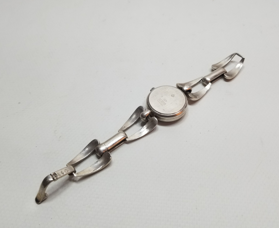 ANTİKA GÜMÜŞ KOL SAATİ