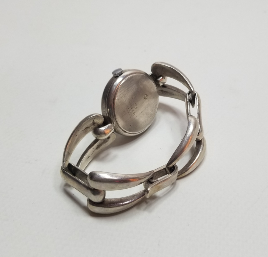 ANTİKA GÜMÜŞ KOL SAATİ