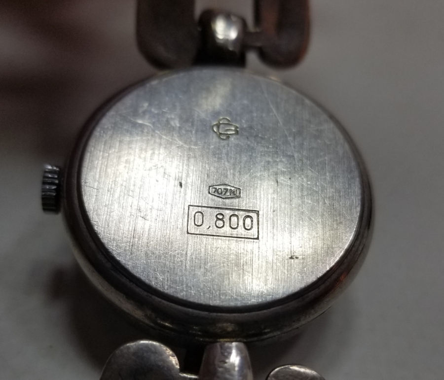 ANTİKA GÜMÜŞ KOL SAATİ