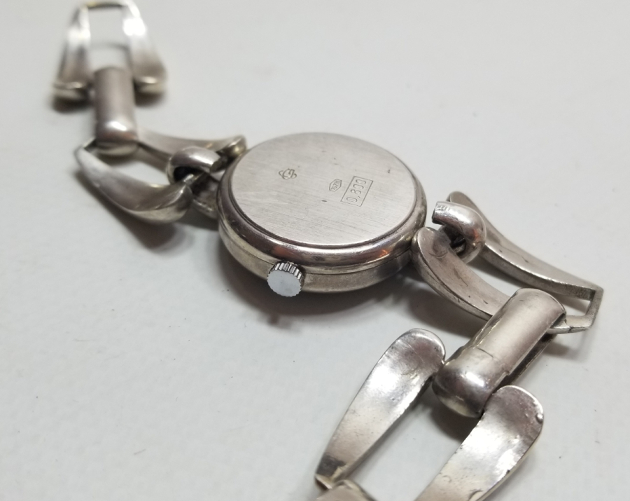 ANTİKA GÜMÜŞ KOL SAATİ