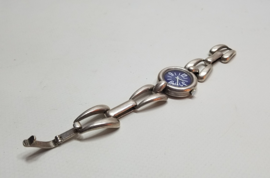 ANTİKA GÜMÜŞ KOL SAATİ