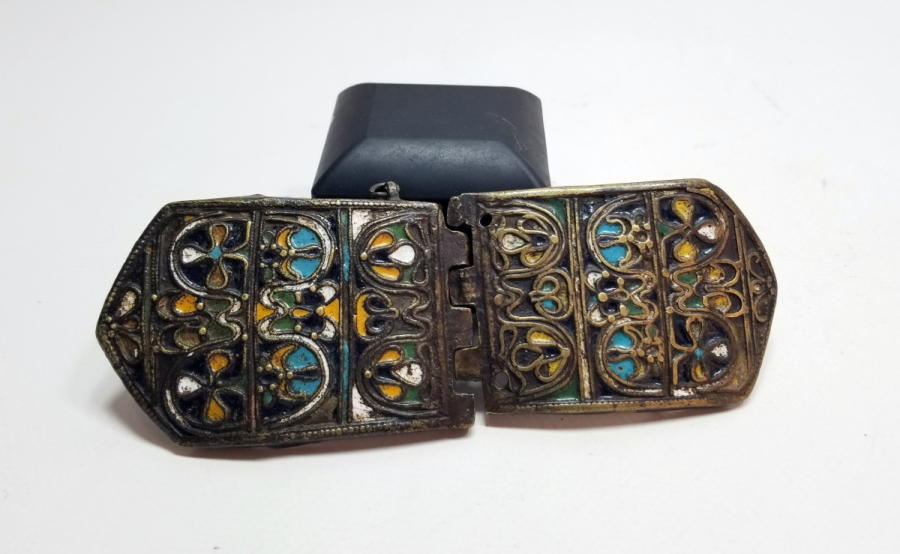 KAYSERİ MİNELİ OSMANLI DÖNEMİ NADİR KEMER TOKASI