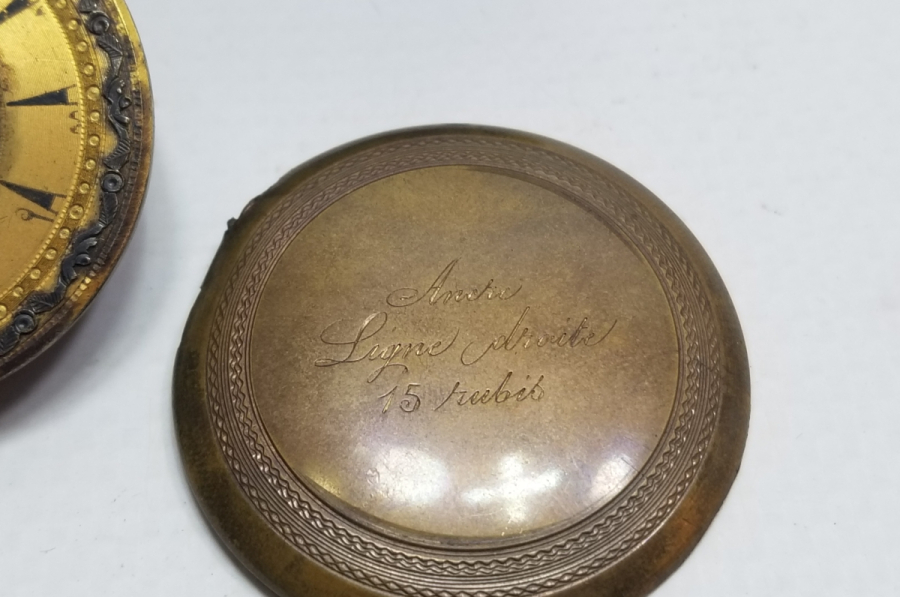 OSMANLI DÖNEMİ ALTIN CEP SAATİ MEKANİZMASI