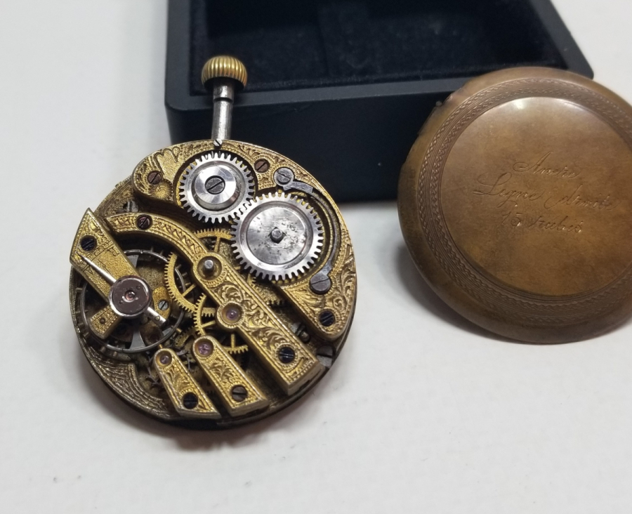 OSMANLI DÖNEMİ ALTIN CEP SAATİ MEKANİZMASI