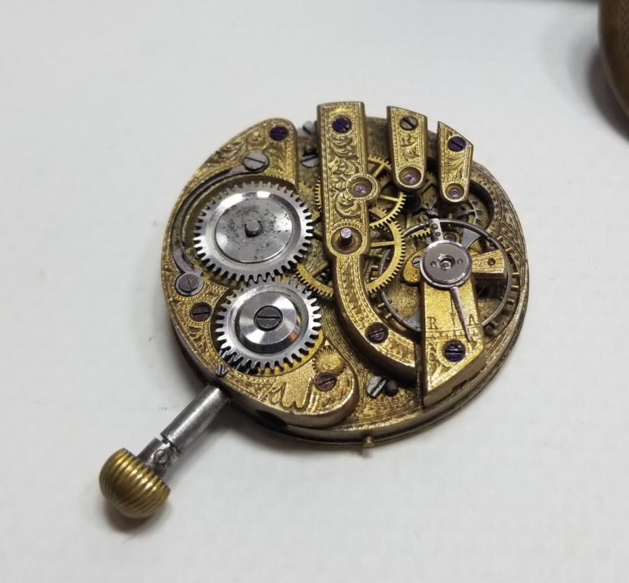 OSMANLI DÖNEMİ ALTIN CEP SAATİ MEKANİZMASI