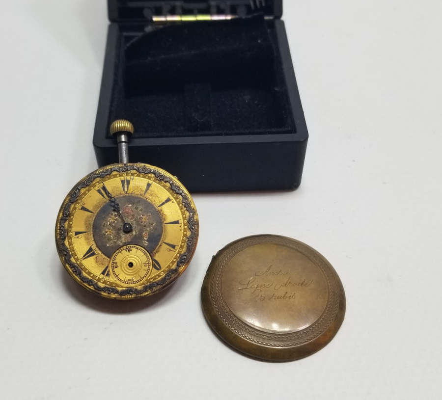 OSMANLI DÖNEMİ ALTIN CEP SAATİ MEKANİZMASI