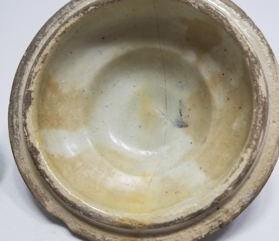 OSMANLI DÖNEMİ İKİ ADET KÜTAHYA KAVANOZ KAPAĞI