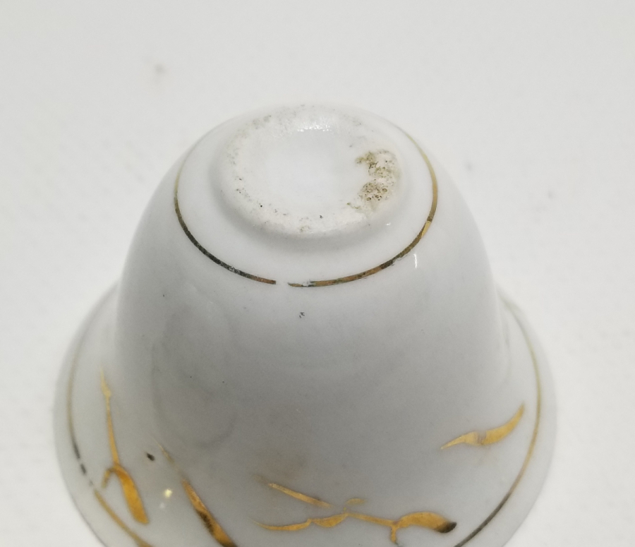 OSMANLI DÖNEMİ ÜÇ ADET RUS PORSELEN ZARF FİNCANI