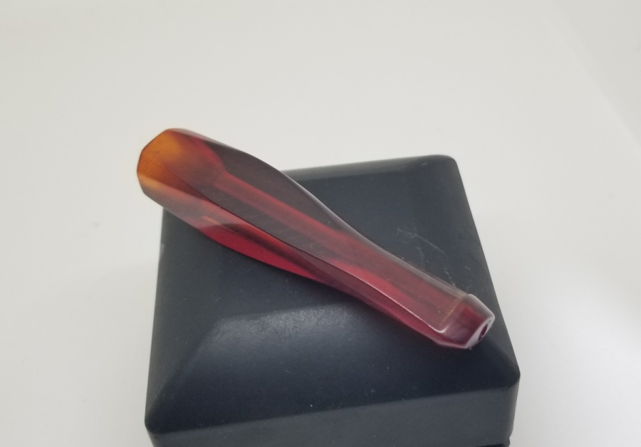 OSMANLI DÖNEMİ ATEŞ KEHRİBARI SİGARA AĞIZLIĞI