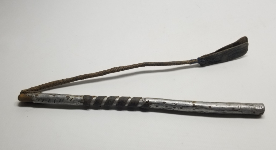 SAPINDA OSMANLICA SAHİBİNİN ADININ YAZILI OLDUĞU OSMANLI DÖNEMİ ÇERKES AT KAMÇISI