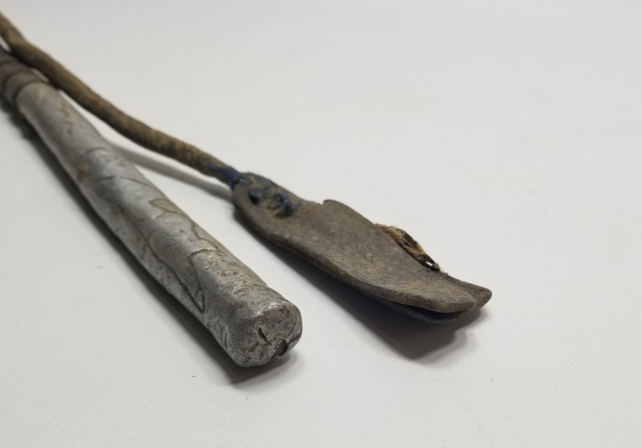 SAPINDA OSMANLICA SAHİBİNİN ADININ YAZILI OLDUĞU OSMANLI DÖNEMİ ÇERKES AT KAMÇISI