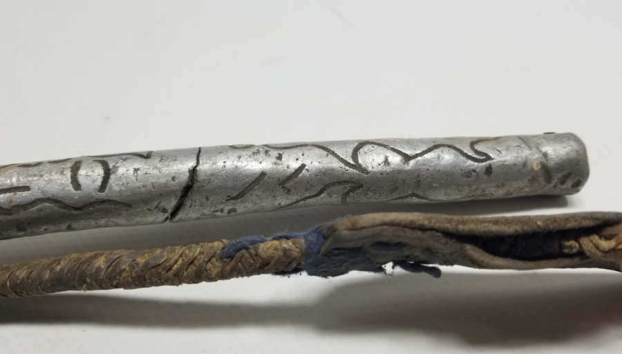 SAPINDA OSMANLICA SAHİBİNİN ADININ YAZILI OLDUĞU OSMANLI DÖNEMİ ÇERKES AT KAMÇISI