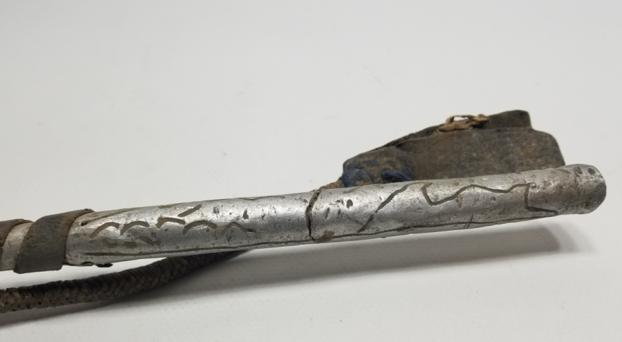 SAPINDA OSMANLICA SAHİBİNİN ADININ YAZILI OLDUĞU OSMANLI DÖNEMİ ÇERKES AT KAMÇISI