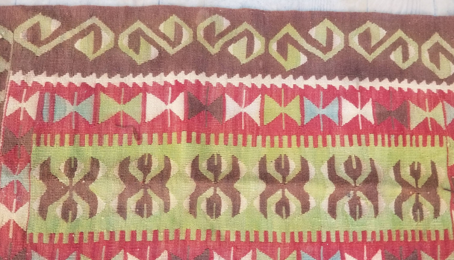 OSMANLI DÖNEMİ EL DOKUMA NADİR SİVAS KİLİMİ