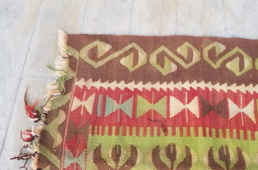 OSMANLI DÖNEMİ EL DOKUMA NADİR SİVAS KİLİMİ