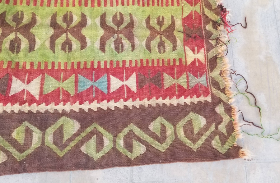 OSMANLI DÖNEMİ EL DOKUMA NADİR SİVAS KİLİMİ