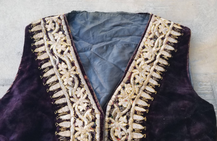 GÜMÜŞ SIRMA İŞÇİLİKLİ OSMANLI DÖNEMİ YELEK