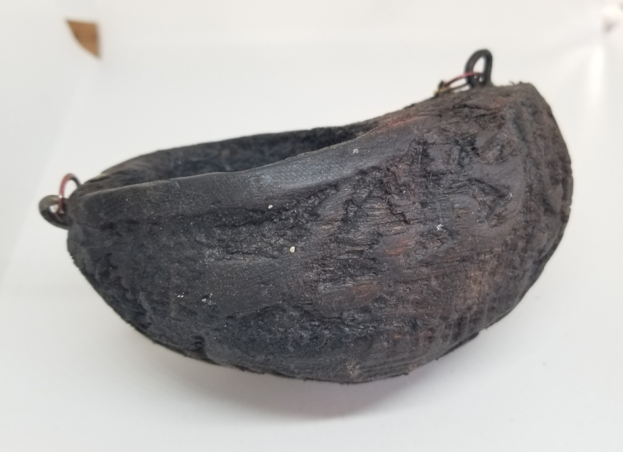 EL YAPIMI ANTİKA AHŞAP KEŞKÜLÜ FUKARA