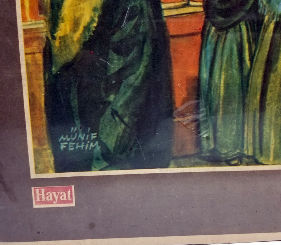 ESKİ MISIR ÇARŞISI GÖRSELLİ HAYAT DERGİSİ PANO