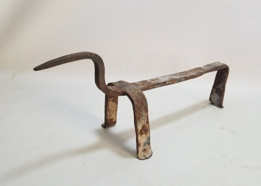 OSMANLI DÖNEMİ HAYVAN FORMUNDA YAPILMIŞ TEKKE İŞİ ODUN EŞEĞİ - ODUN TUTMACI