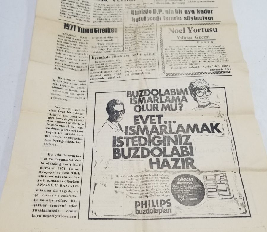 1970 TARİHLİ YEŞİL DADAY GAZETESİ