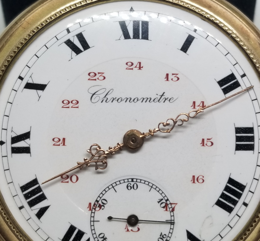 TEPEDEN KURMALI CHRONOMETRE CEP SAATİ