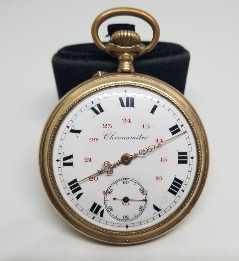 TEPEDEN KURMALI CHRONOMETRE CEP SAATİ