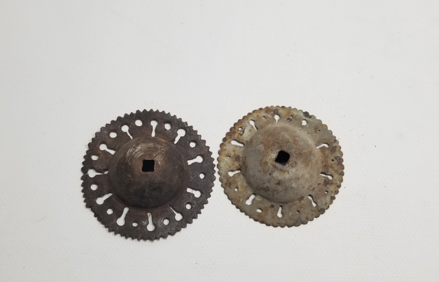 OSMANLI DÖNEMİ İKİ ADET TEKKE İŞİ KAPI AYNASI