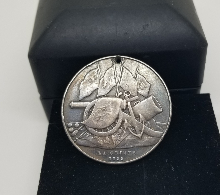 BÜYÜK BOY OSMANLI TİPİ GÜMÜŞ KIRIM MADALYASI