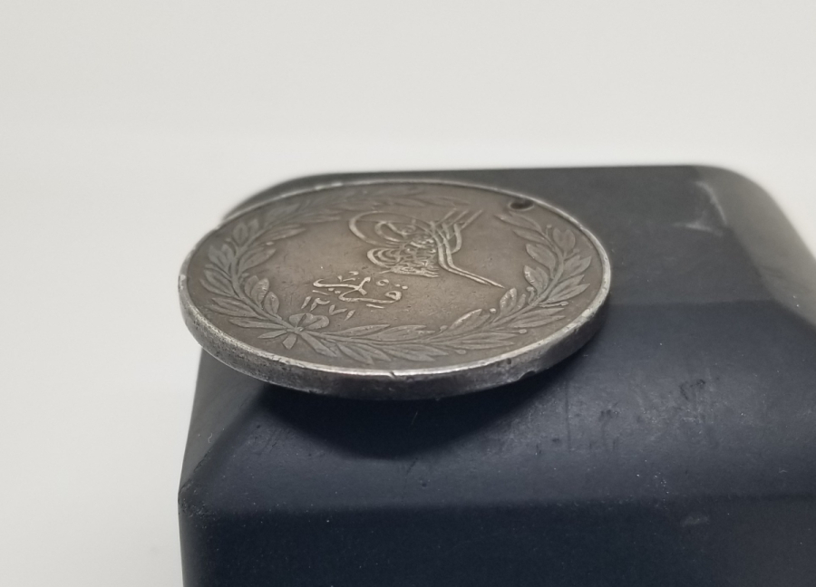 BÜYÜK BOY OSMANLI TİPİ GÜMÜŞ KIRIM MADALYASI