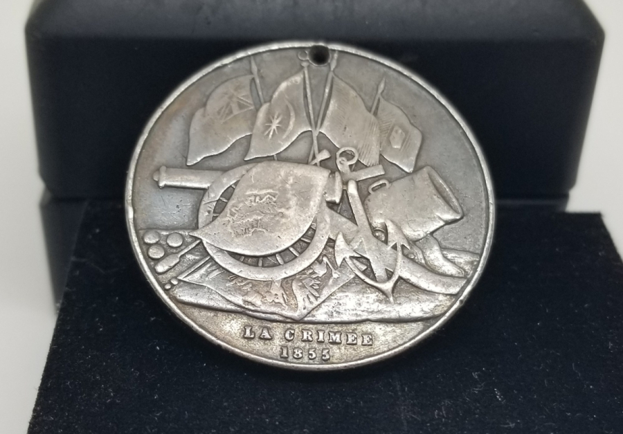 BÜYÜK BOY OSMANLI TİPİ GÜMÜŞ KIRIM MADALYASI