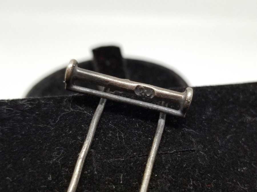 ÜZERİ SAH DAMGALI OSMANLI DÖNEMİ GÜMÜŞ MADALYA ASKISI