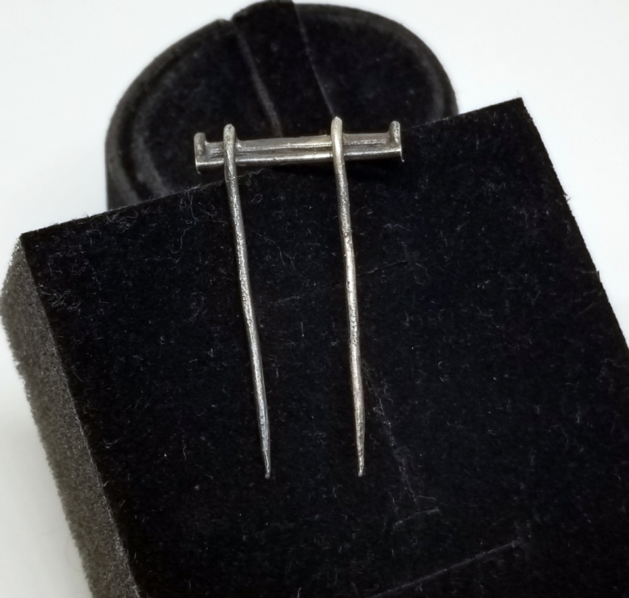 ÜZERİ SAH DAMGALI OSMANLI DÖNEMİ GÜMÜŞ MADALYA ASKISI