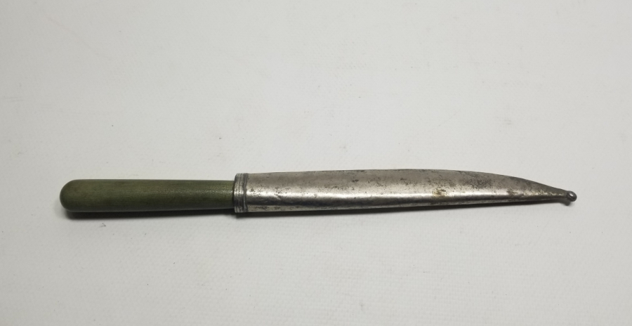 ORİJİNAL KININDA ÇOK NADİR OSMANLI DÖNEMİ MEŞHUR BURSALI BIÇAK USTASI REMZİ USTA YAPIMI BURSA KAMASI