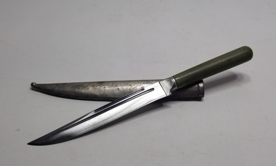 ORİJİNAL KININDA ÇOK NADİR OSMANLI DÖNEMİ MEŞHUR BURSALI BIÇAK USTASI REMZİ USTA YAPIMI BURSA KAMASI