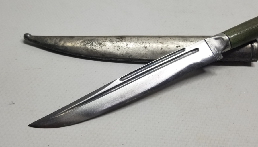 ORİJİNAL KININDA ÇOK NADİR OSMANLI DÖNEMİ MEŞHUR BURSALI BIÇAK USTASI REMZİ USTA YAPIMI BURSA KAMASI