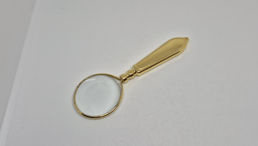 ALTIN KAPLAMA ANTİKA BÜYÜTEÇ