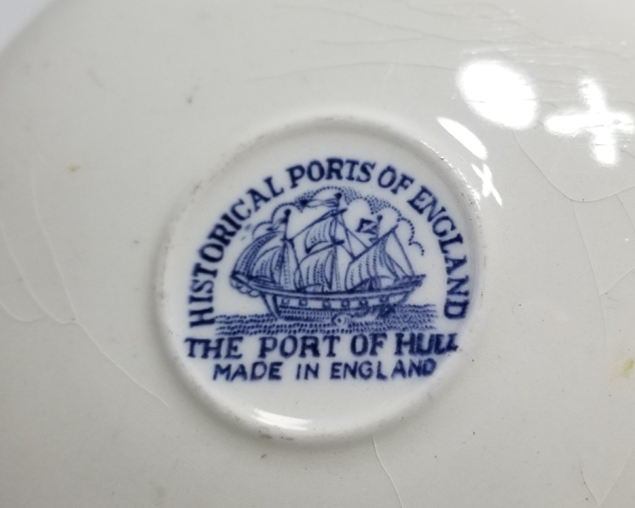 ANTİKA İNGİLİZ PORSELEN TABAK