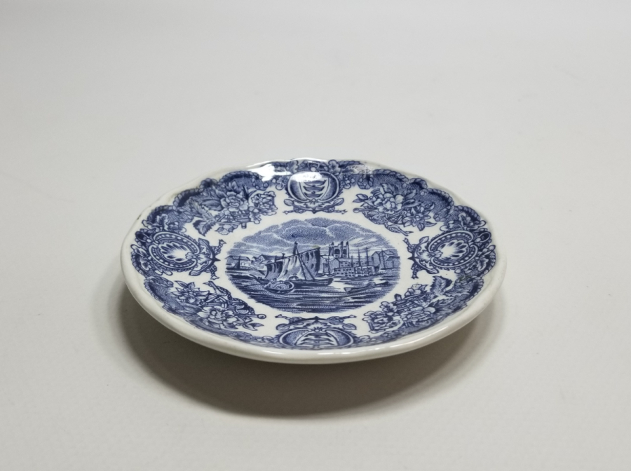 ANTİKA İNGİLİZ PORSELEN TABAK