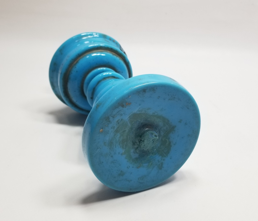 OSMANLI DÖNEMİ NADİR RENKTE TAŞ OPALİN GAZ LAMBASI