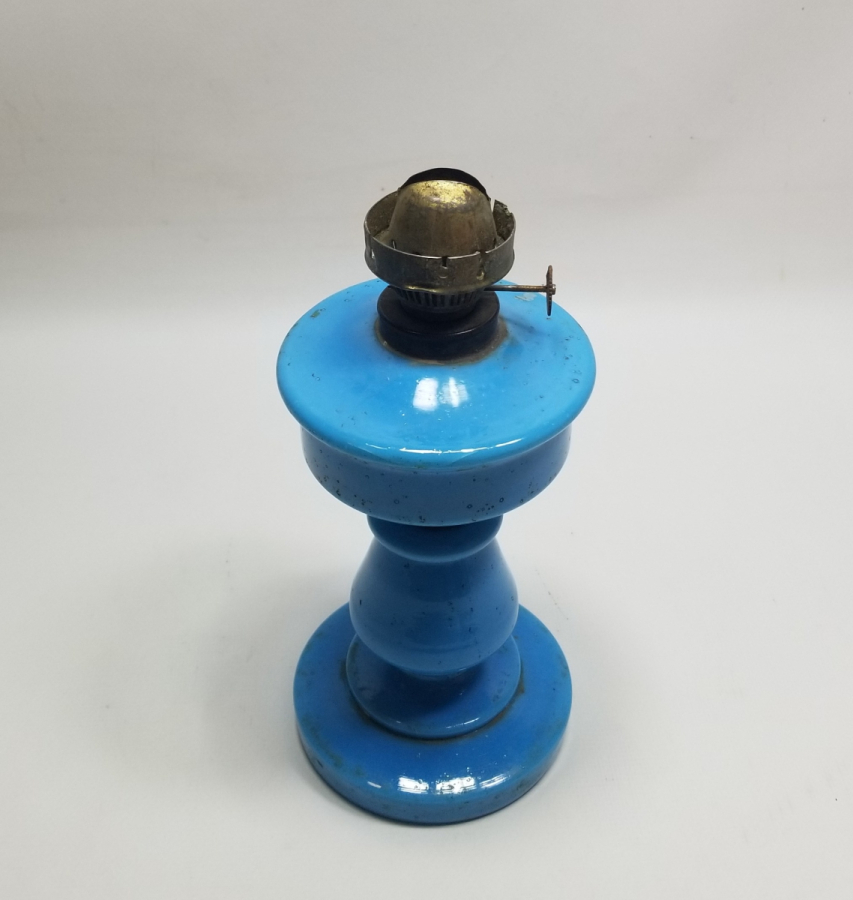 OSMANLI DÖNEMİ NADİR RENKTE TAŞ OPALİN GAZ LAMBASI