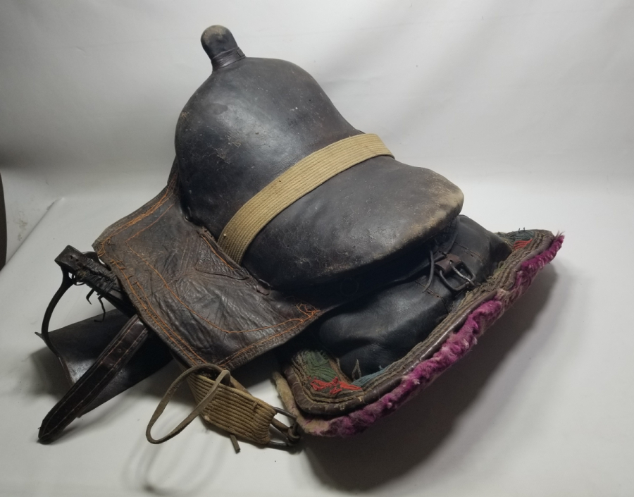 OSMANLI DÖNEMİ ÜZERİ İŞLEMELİ TAM TAKIM ÇERKES AT EYERİ