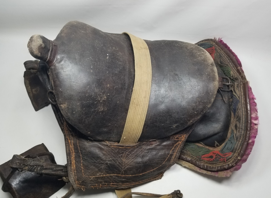 OSMANLI DÖNEMİ ÜZERİ İŞLEMELİ TAM TAKIM ÇERKES AT EYERİ