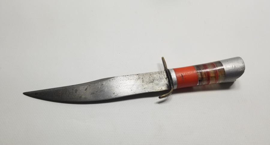 BÜYÜK BOY ANTİKA EL YAPIMI AVCI BIÇAĞI