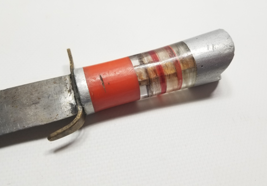 BÜYÜK BOY ANTİKA EL YAPIMI AVCI BIÇAĞI