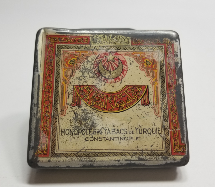 ÜZERİ OSMANLICA YAZILI SİGARA TABAKASI