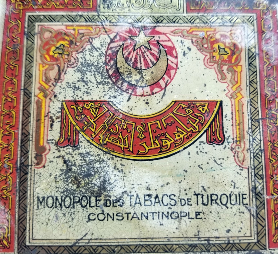 ÜZERİ OSMANLICA YAZILI SİGARA TABAKASI